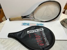 Vintage Dunlop Power Master 105 Tennis Racket With Case Impact Modulator System