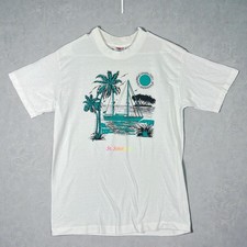 Vintage 1990 Single Stitch Made in USA St. Thomas US Virgin Islands Graphic Tee