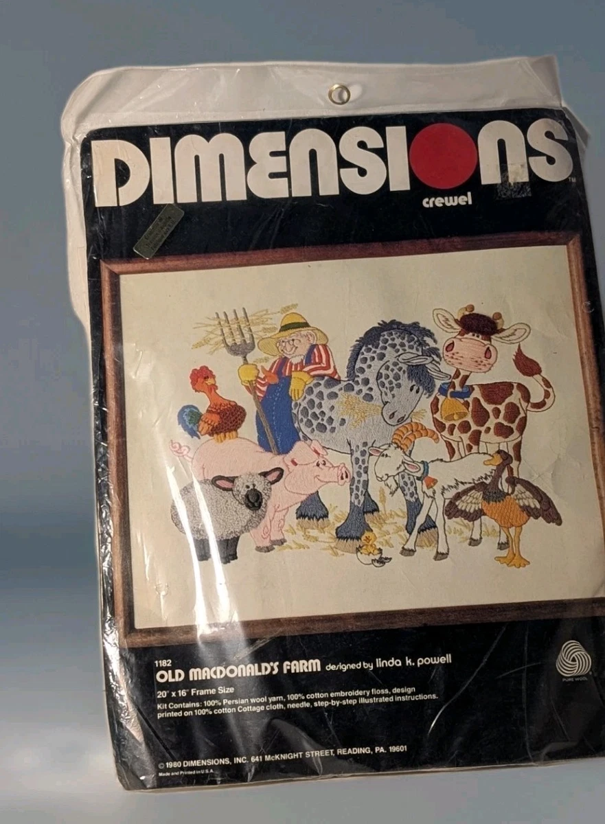Kit De Broderie Dimensions Crewel Seashore Treasures 1275 - 1984 - Linda Powell