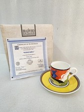 Wedgwood Clarice Cliff Windm&uuml;hle Kaffee Cafe Chic Tasse und Untertasse Box und COA