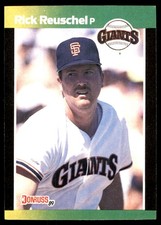 Rick Reuschel 1989 Donruss Baseball's Best #162 Giants MLB READ FREE SHIPPING