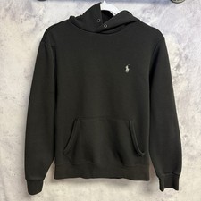 Polo Ralph Lauren Hoodie Sweatshirt Mens Small Black
