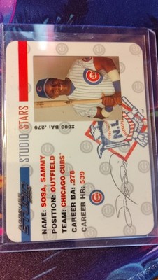 2004 Donruss Studio - Studio Stars Sammy Sosa #SS-45