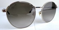 Gucci Tortoise Gold Metal Women's Round GG0206SK 003 58 17-150 Japan Sunglasses
