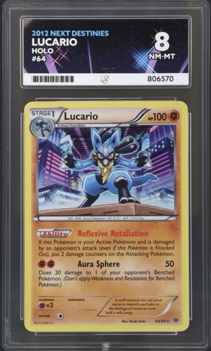 Lucario graded ACE 8 for sale on eBay