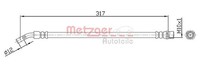 Metzger Bremsschlauch Hinten Links, Hinten Rechts U.A. FüR Opel, Saab