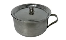 Vintage Vollrath Stainless Steel Cup W/ Handle #4 Cup 6830