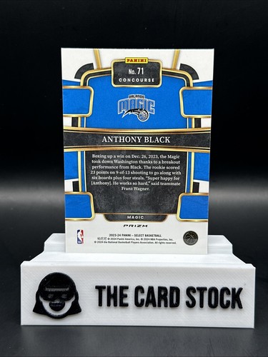 2023-24 Select Anthony Black RC Rookie Orange Flash Prizm Magic - Bild 2 von 2
