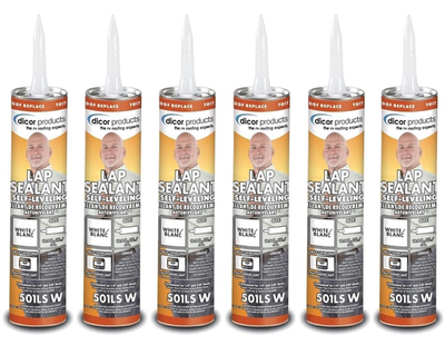 #ad Dicor 501LSW 1 Lap Sealant Self Leveling White 10.3 Ounce Tube 6 $110.36