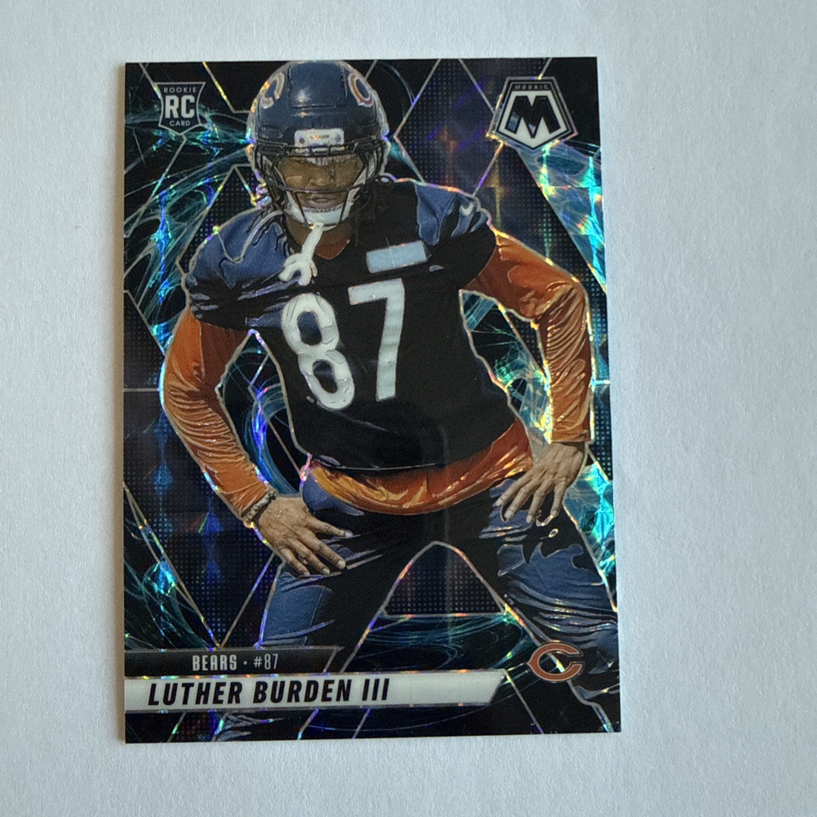 2025 Panini Mosaic Genesis Luther Burden III RC SSP Case Hit Prizm - #383 Bears