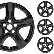 Pacrim 18 Black Wheel Skins For Chevy Camaro 1lt2lt3lt 2016-2024 Set Of 4