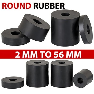 Round Rubber Spacer Anti Vibration Isolation Pads Isolator Bushing Spacer Washer