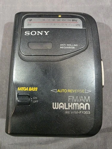Sony Walkman WM-FX303 Cassette Player AM/FM Auto Reverse For Parts / Repair Only