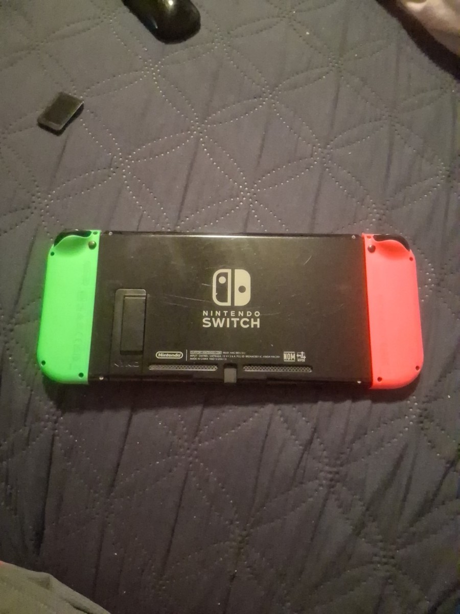 Nintendo Switch Nintendo HVC-001 Nintendo Switch V2 HAC-001 Video Game Console Pink/Green | eBay