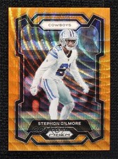2023 Panini Prizm Orange Wave Prizm 23/60 Stephon Gilmore #77 0u2j