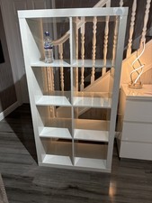 ikea kallax shelving unit white used