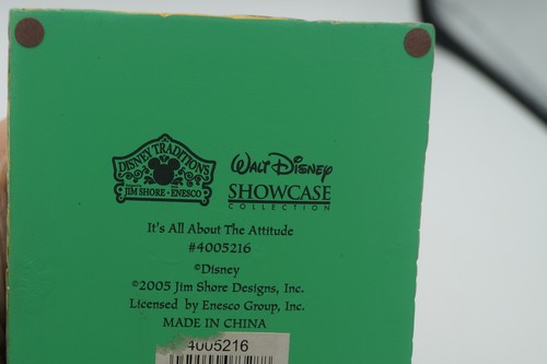 FIGURA GRUÑONA DE DISNEY TRADICIONES JIM SHORE IT'S ALL ABOUT THE ACTITUDE #4005216 - Imagen 7 de 7