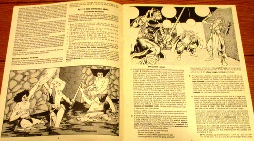 TSR Dungeon Module S2 1981 edizione estesa White Plume livelli montagna 5-10 - Foto 7 di 9