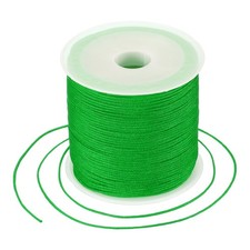 0.8mm Nylon String for Bracelets 44 Yards Nylon Beading Thread Grass Green