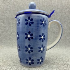 Whittard Of Chelsea - Tea Clipper - Infuser - Blue - Handpainted Mug 