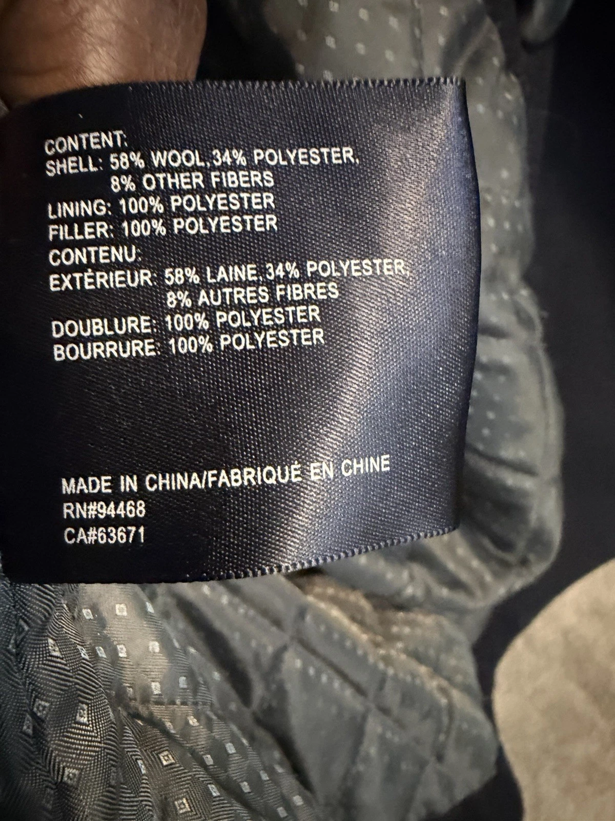 Nautica blue Pea Coat - product detail image 4