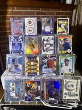 Baseball Card Lot Of 16 Cards - Auto, Jersey Patch, Serial Numbered, Holo, Nice