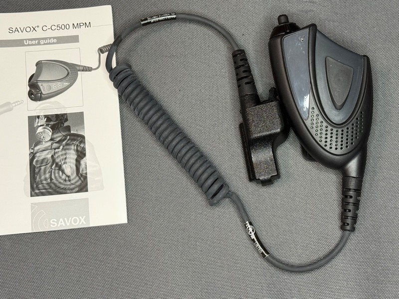 Savox C-C500 for XTS / Jedi  Motorola Fire Rescue Multi Purpose Microphone