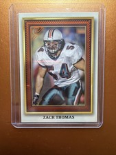 2023 Topps Gallery #PG-24 20/25 Zach Thomas Orange Color Match Dolphins 