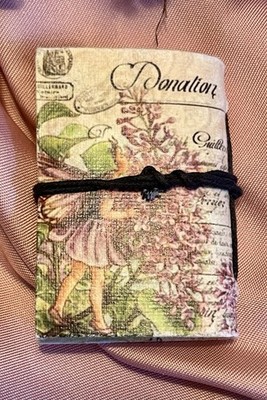Kleines Notizbuch, Flower, Blumen, Vintagestil. 