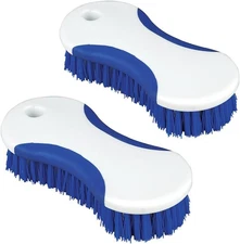 Heavy Duty Scrub Brushes for Tile Floors, Walls, Showers, Tubs, Pack of