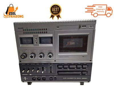 Philips type N2521/00 Hi Fi Cassette Deck-Getestet