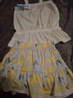 Carter's 2-Piece White Top & Lemon Print Skort Set Toddler Girl Size 3t NWT — photo 3