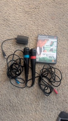 SingStar '90s Bundle with 2 Microphone Cables for Sony PlayStation 2