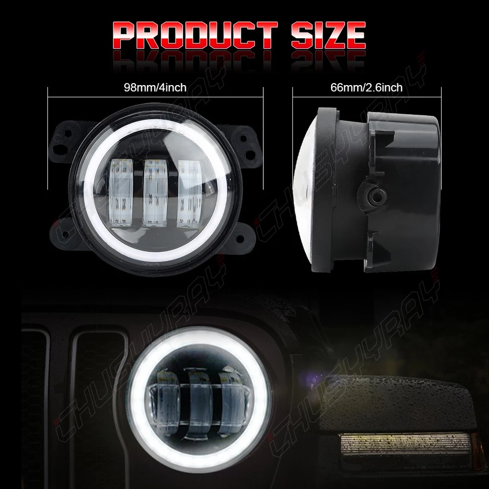 Faro antiniebla LED parachoques delantero SRT8 para Chrysler 300C 2005-2010 300 2005-2006 Foto 3 de 4