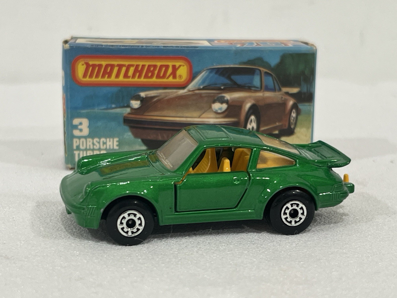 Matchbox Lesney Superfast Porsche Turbo Green
