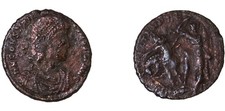 Coin Roman Empire Maiorina Constantius II 351-352 A.D.