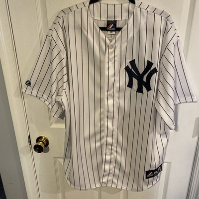 MAJESTIC New York Yankees #42 Mariano Rivera Jersey Mens Sz XXL SEWN VINTAGE