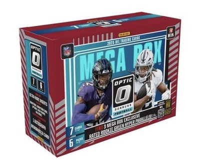 2025 Donruss Optic Football - Factory Sealed - Mega Box