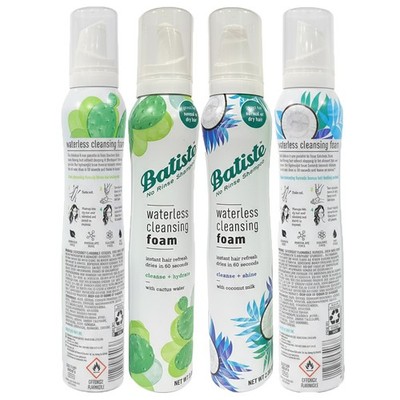 Batiste Waterless Foam Dry Shampoo Cactus Water / Coconut Milk Multi Pack