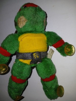 TMNT  1988 Plush  Teenage Mutant Ninja Turtles Mirage Studio Raphael