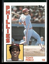 1984 Topps #385 Tony Perez Philadelphia Phillies