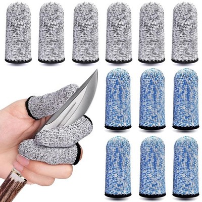 Finger Schutz Sets 12 Stück Cut Resistant Schutz finger Cot Arbeit Küche Garten