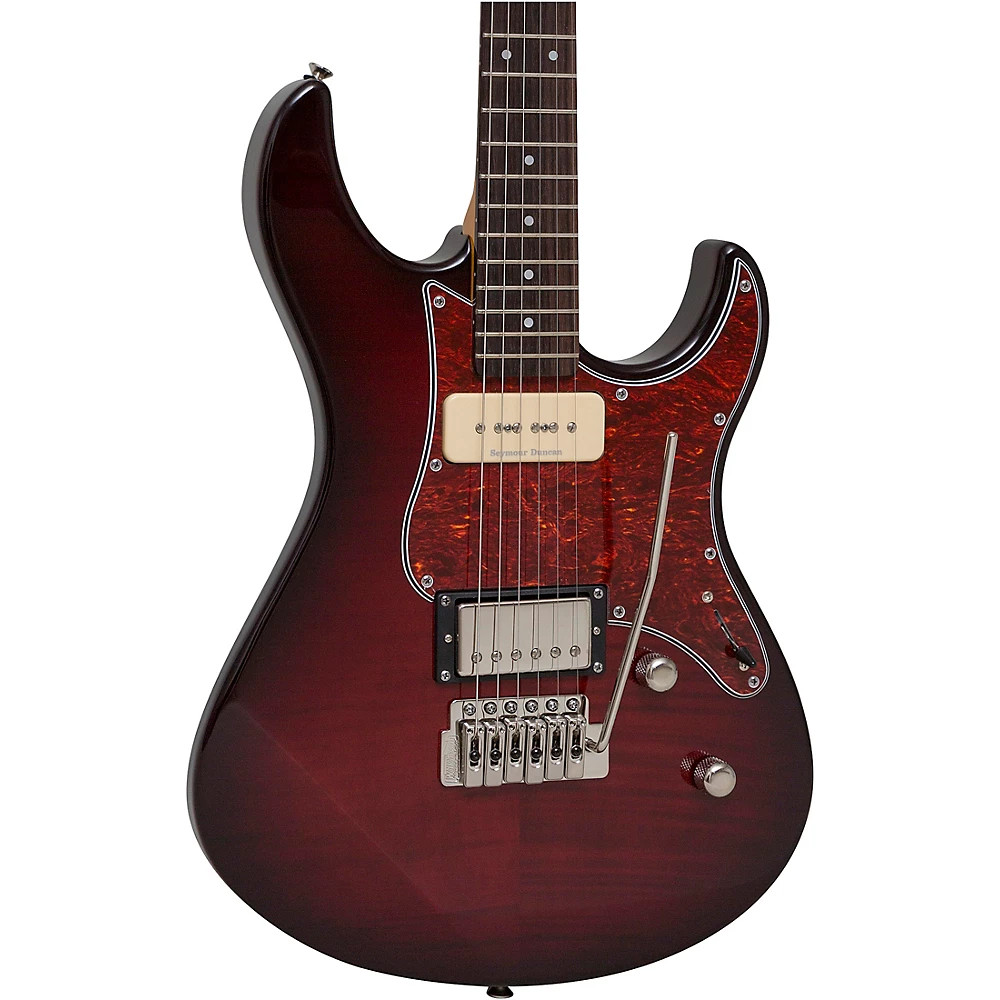 Yamaha Pacifica 611 Tremolo Electric Guitar Dark Red Burst | eBay