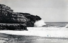 RPPC Vintage Postcard, Wescliff Drive, Santa Cruz, CA C1951