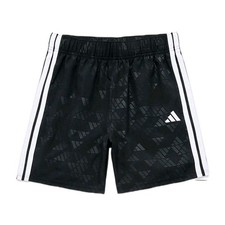 Adidas Kids AOP Debossed Woven ShortsBlack Size L 14/16 NEW
