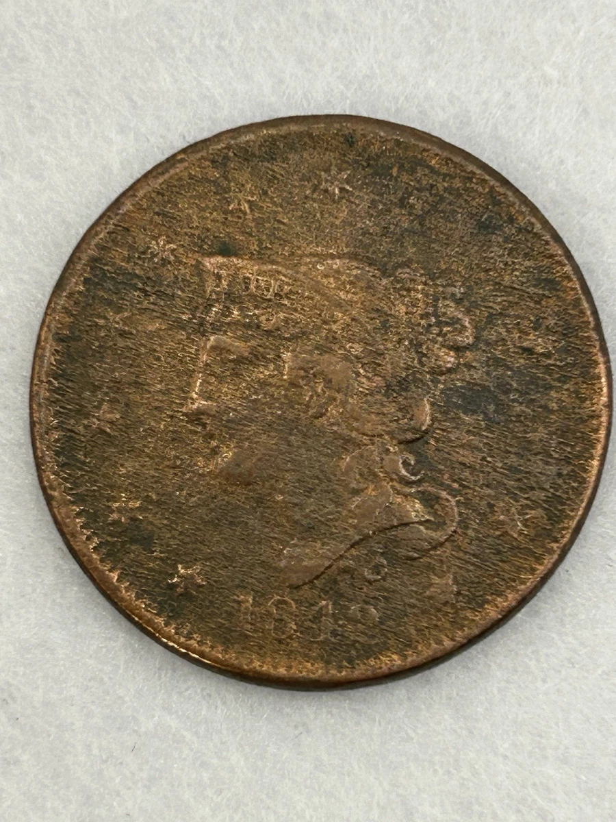 1842 Year Braided Hair Large Cents (1839-1857) for sale | eBay