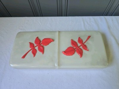 RARE Max Factor Hollywood 1940s Era Plastic Cosmetic Box 