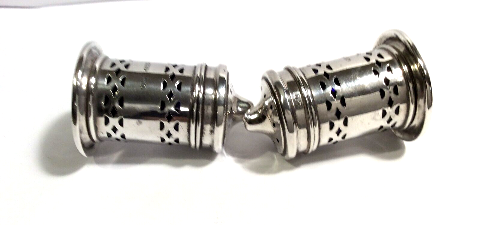 Vintage Silver Cruet Pots Salt &Pepper 1909 W Wilkinson Ltd 22g eBay