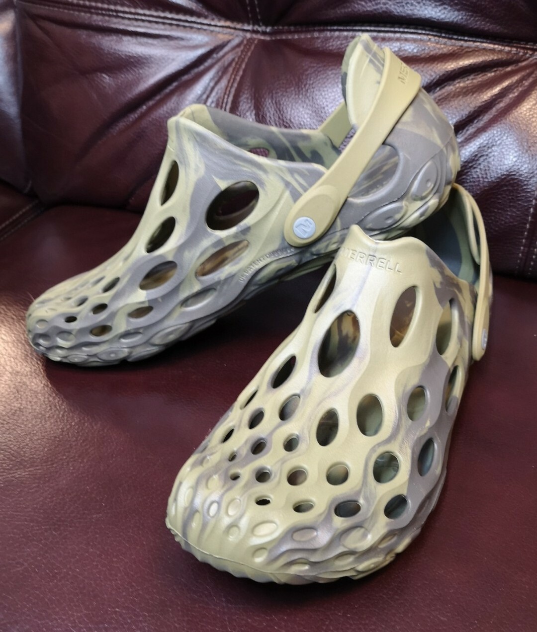 Merrell Hydro Moc scarpe da trekking acqua sandali Olive Drab J20099 uomo taglia 14