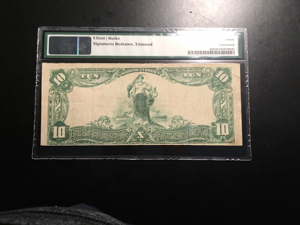 National Bank Note Barnesboro Pennsylvania PMG 15 Net - Image 3 of 4